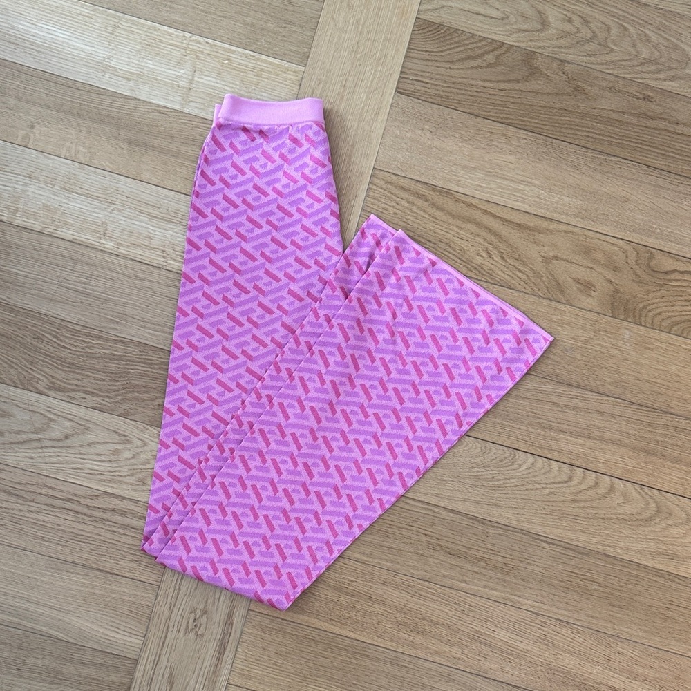 Versace Pink Patterned Pants